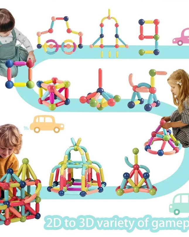 Magic Magnetic Building Blocks Toy
