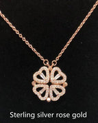 Sterling silver rose gold / 1PC