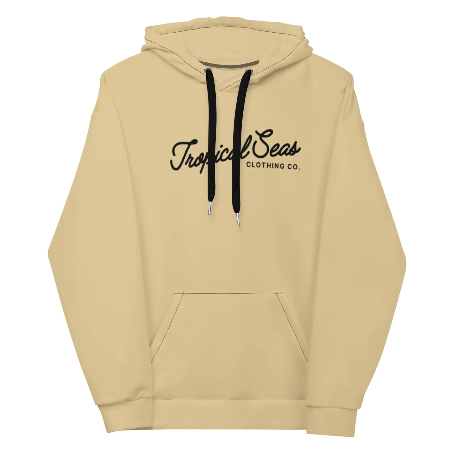 Beige Tropical Seas Hoodie