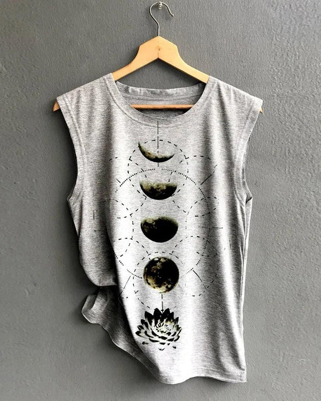 Sleeveless Loose T-Shirt