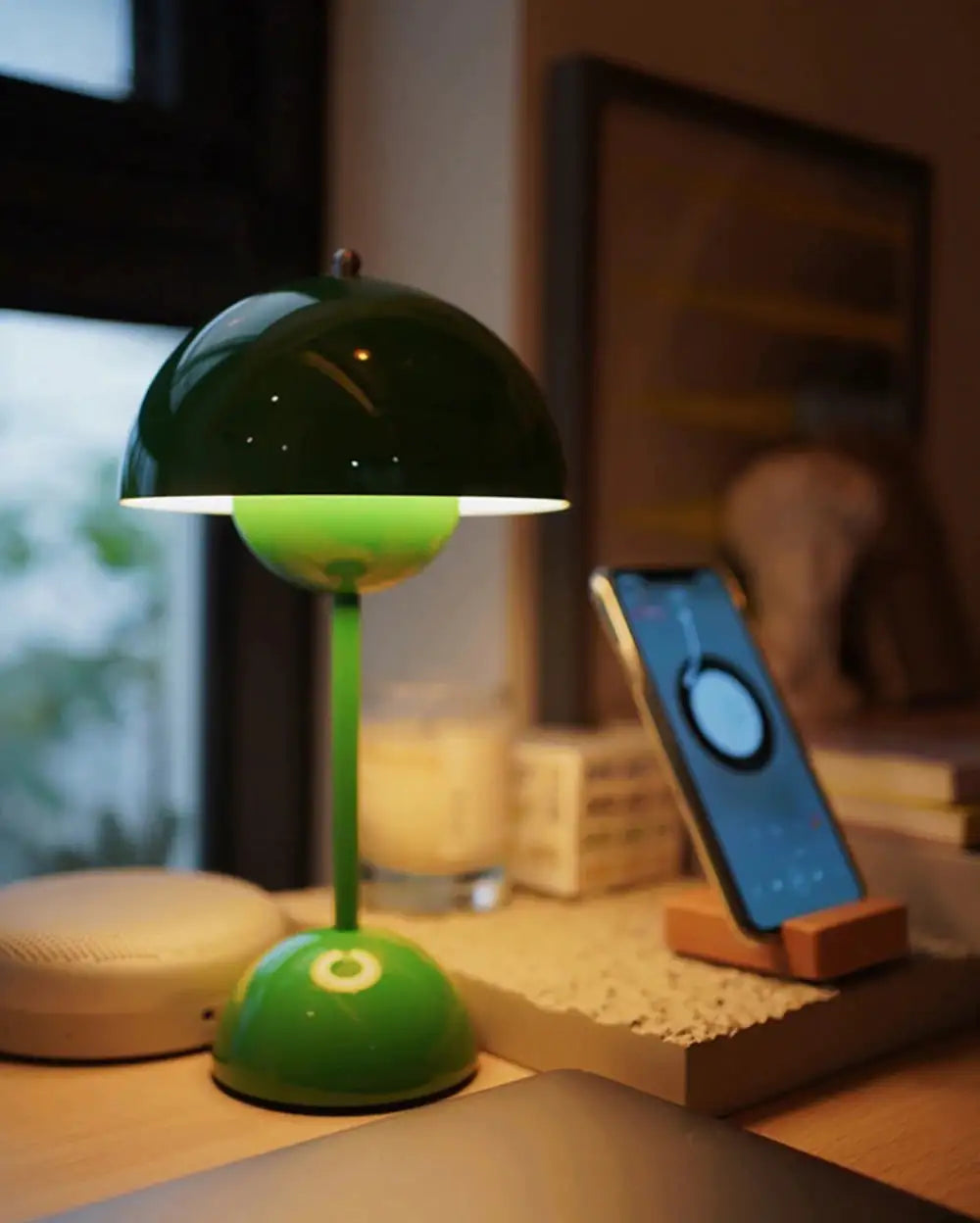 Flowerpot Rechargeable Mushroom Table Lamp