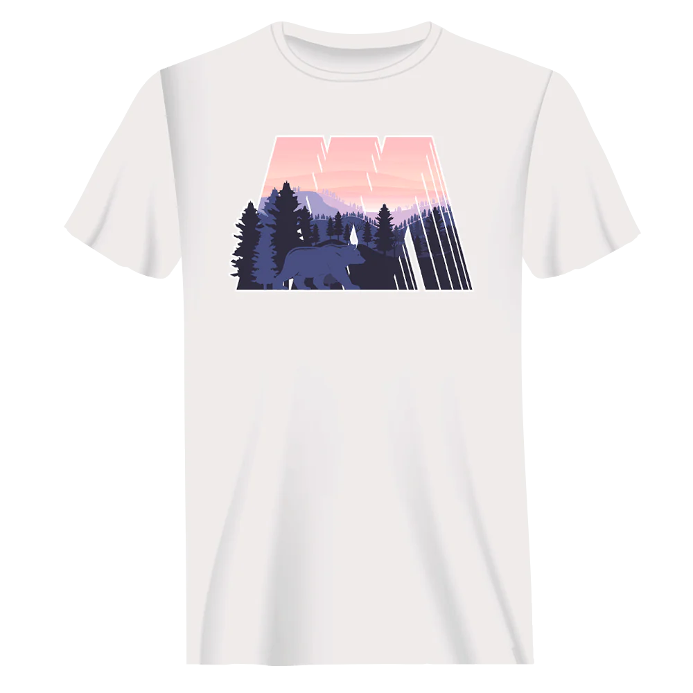 Geometric Camping T-Shirt