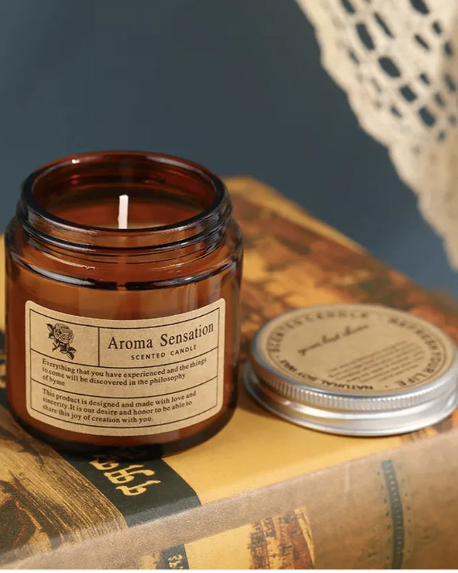 Smokeless Brown Aromatherapy Candle