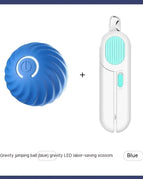 Blue Ball Blue Scissors