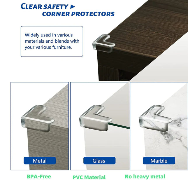 Baby Safety Silicone Table Corner Protectors