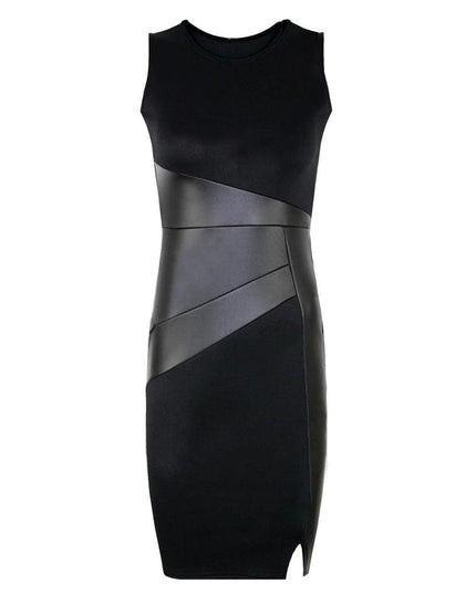 Black Bodycon Midi Dress