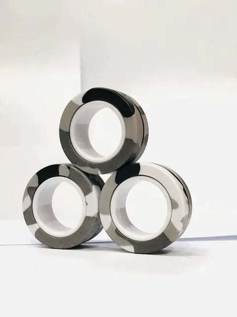 3pcs Finger Magnetic Fidget Rings