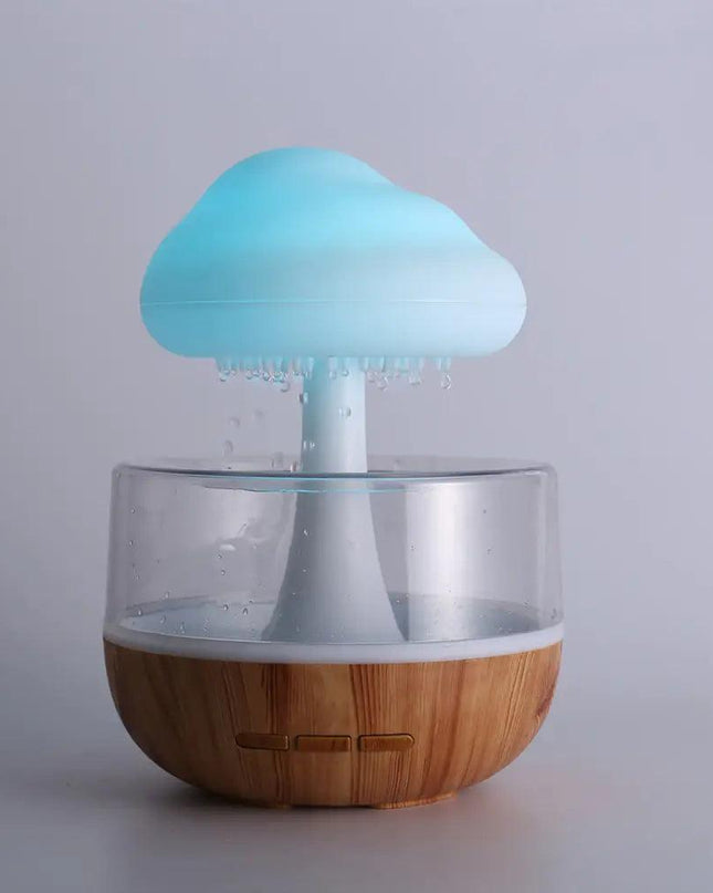 Weljoy Zen Rain Cloud Night Light Aromatherapy Essential Oil Diffuser