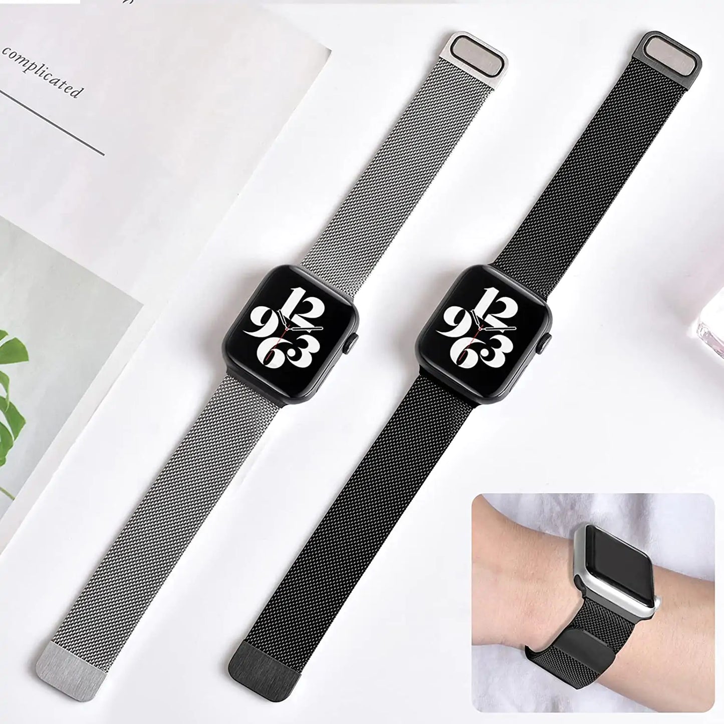 Magnetic Double Section Watch Strap