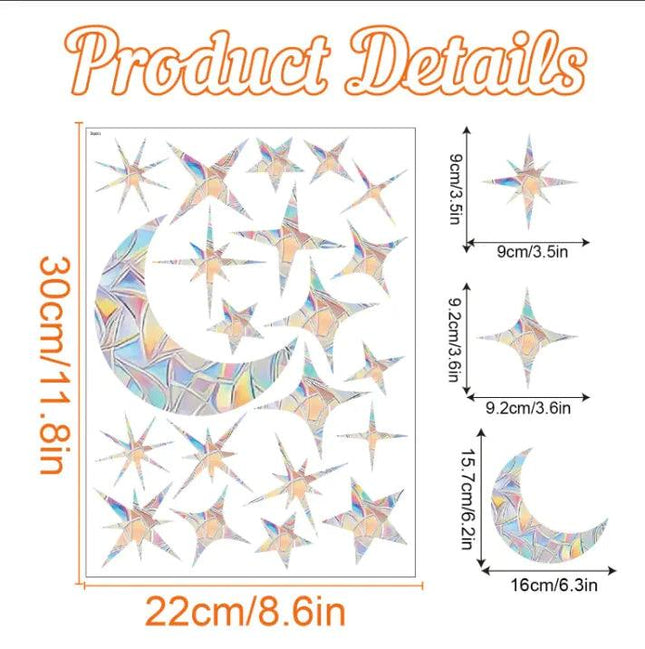 Rainbow Prism Suncatcher Sticker