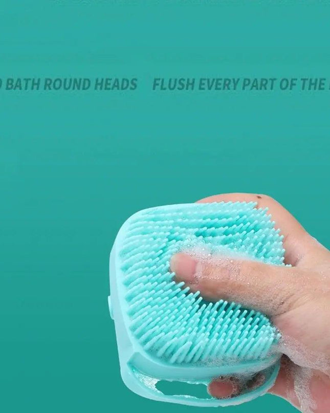 Silicone Comb with Shampoo Box Pet Dog Brush