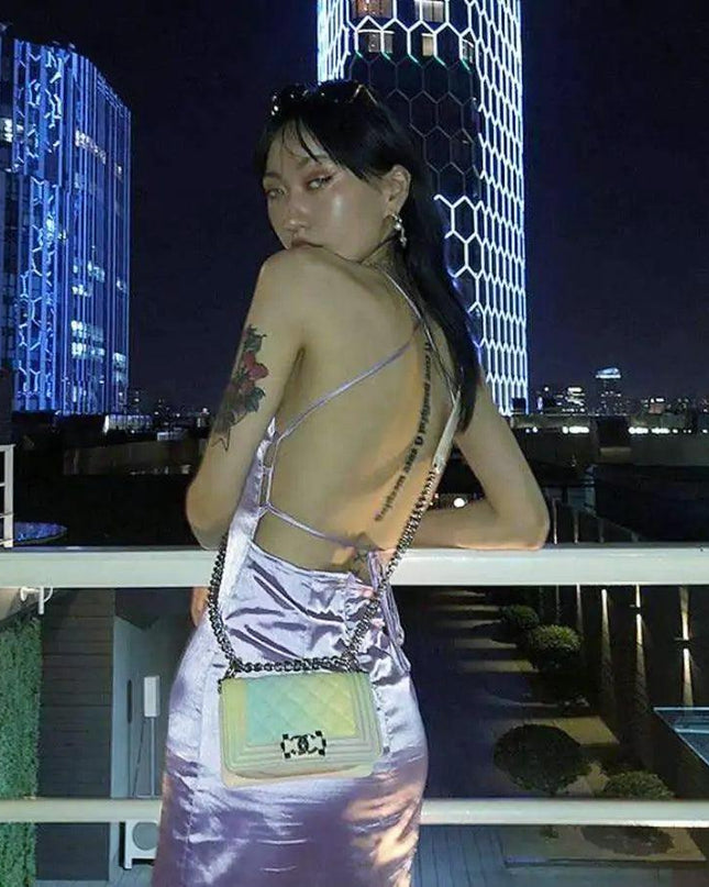 Women Complex Midi Dress