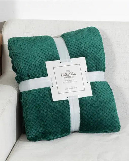 Fluffy Plaid Winter Bed Blankets