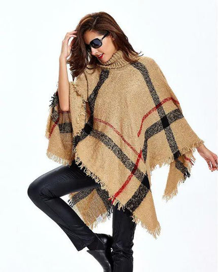 Knitted Sweater Poncho