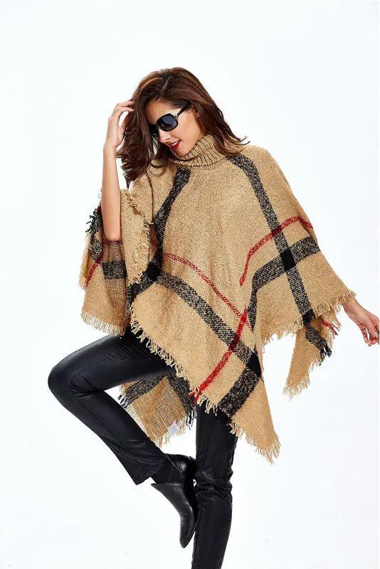 Knitted Sweater Poncho