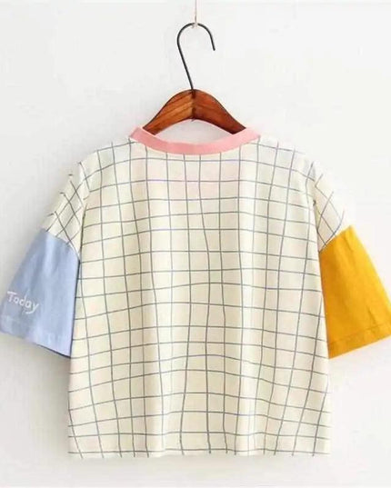 Crayon Grid T-Shirt