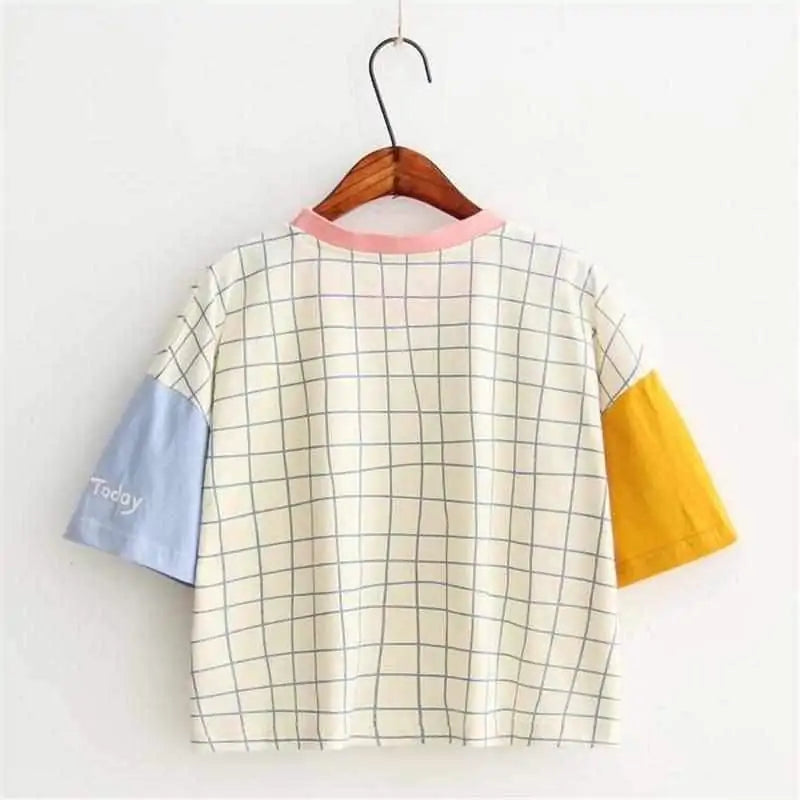 Crayon Grid T-Shirt