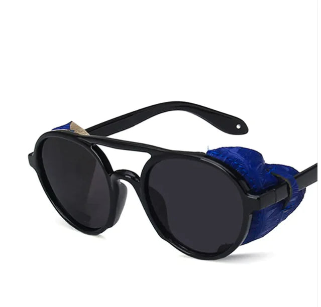 Windproof big frame sunglasses steampunk sunglasses