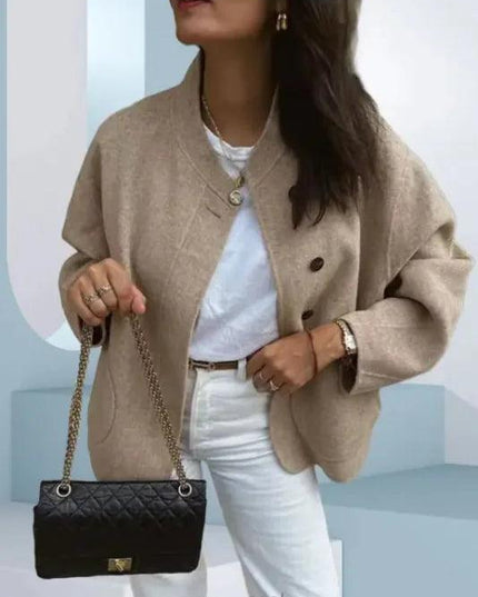 Women's Casual Long Sleeve Sweater Coat