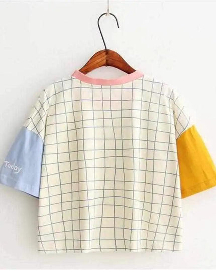 Crayon Grid T-Shirt