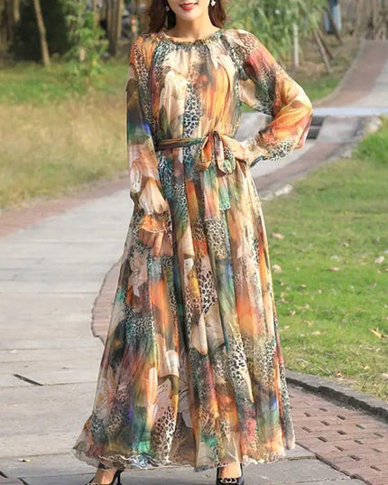 Maxi Dress Floral Printed