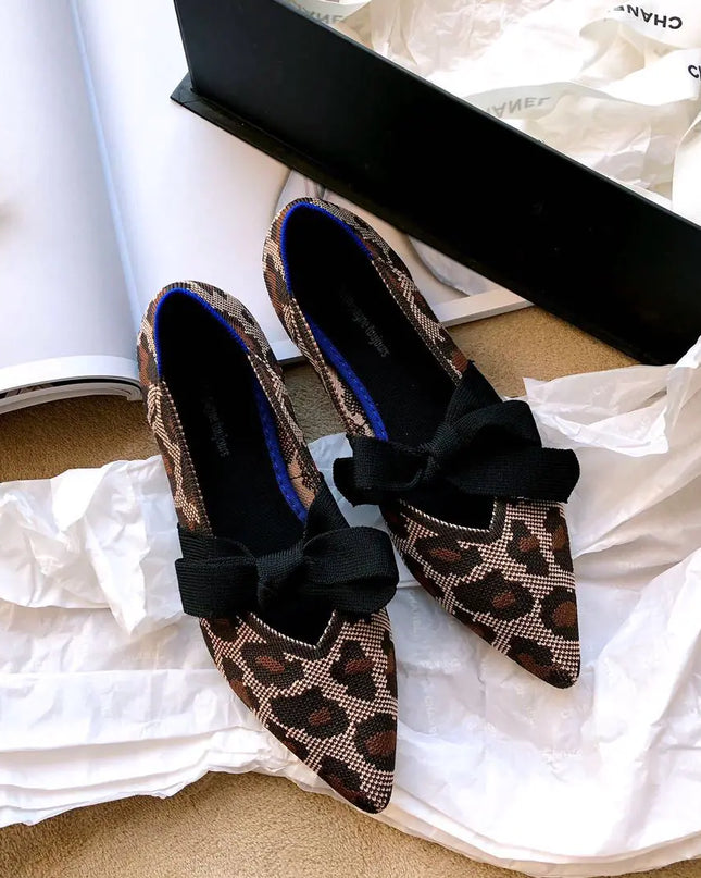 Flat Casual Boat Shoes with Bow Mary Jane Style