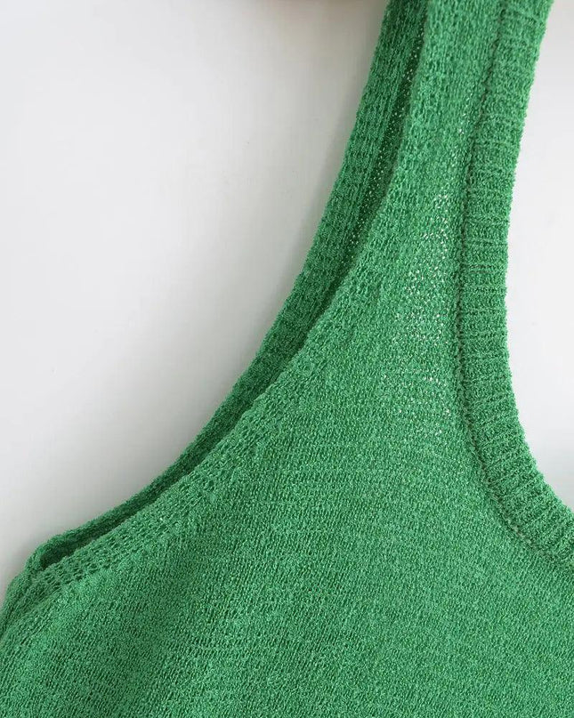 Tiered Tassel Knit Dress