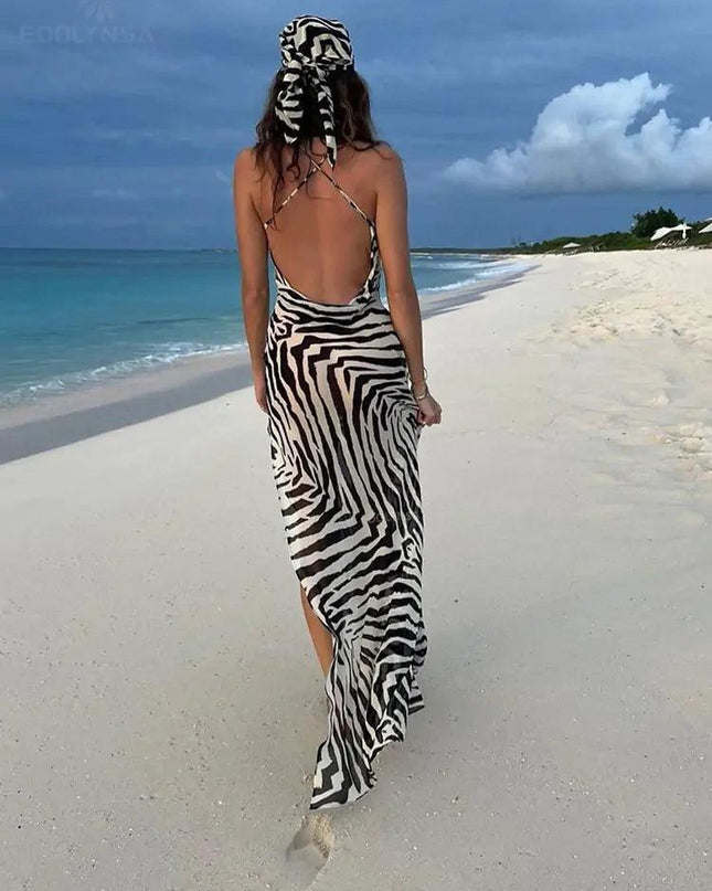 Side Split Beach Dress