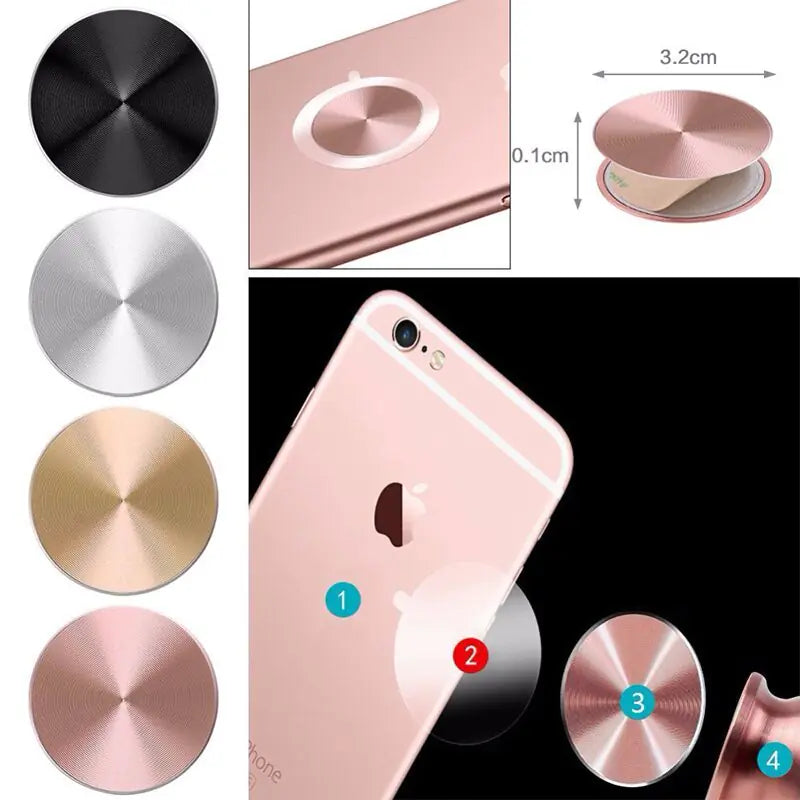 Universal Metal Plate Magnetic Phone Holder