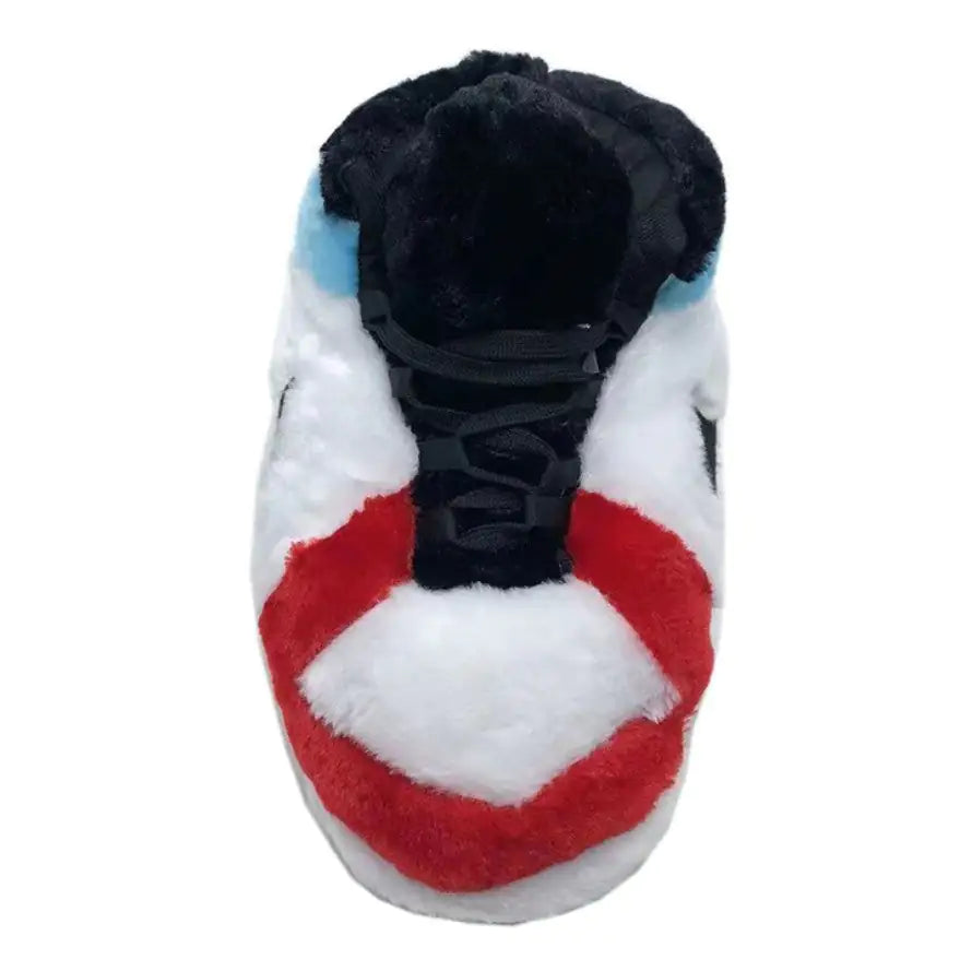 Blue Red AJ 1 Novelty Sneaker Slippers