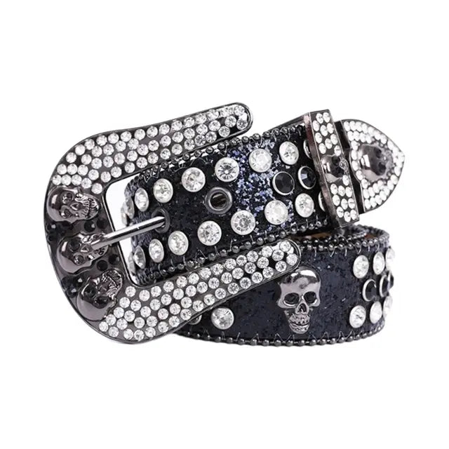 Gothic Skull Buckle Waist Belt