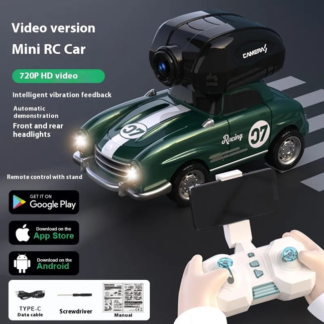 Full Scale Mini Wireless WIFI With Camera Children's Toy RC Racing Car Model