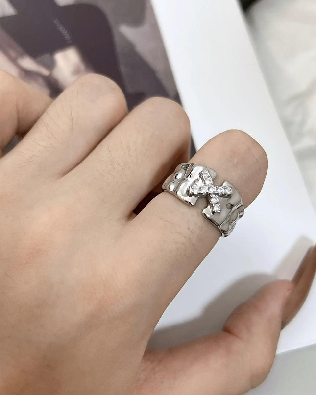 Shiny Unisex Crystal Rings