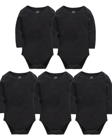 Pure Snug Baby Romper - Long-Sleeved Cotton Onesie