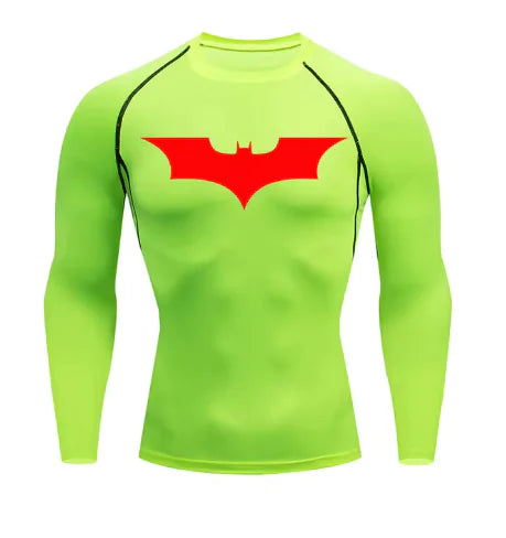 Long Sleeve Compression Batman T-Shirt