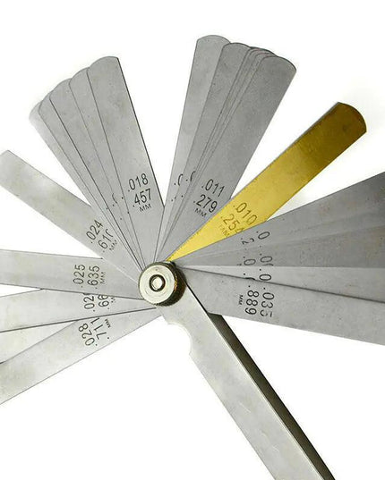 32 Blade Feeler Gauge Dual Reading Combination Feeler Gauge Metric & SAE US NEW