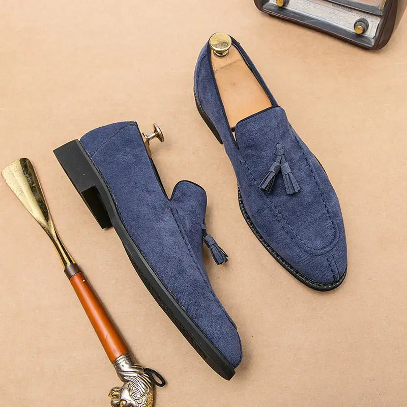 Tassel Leather Loafers