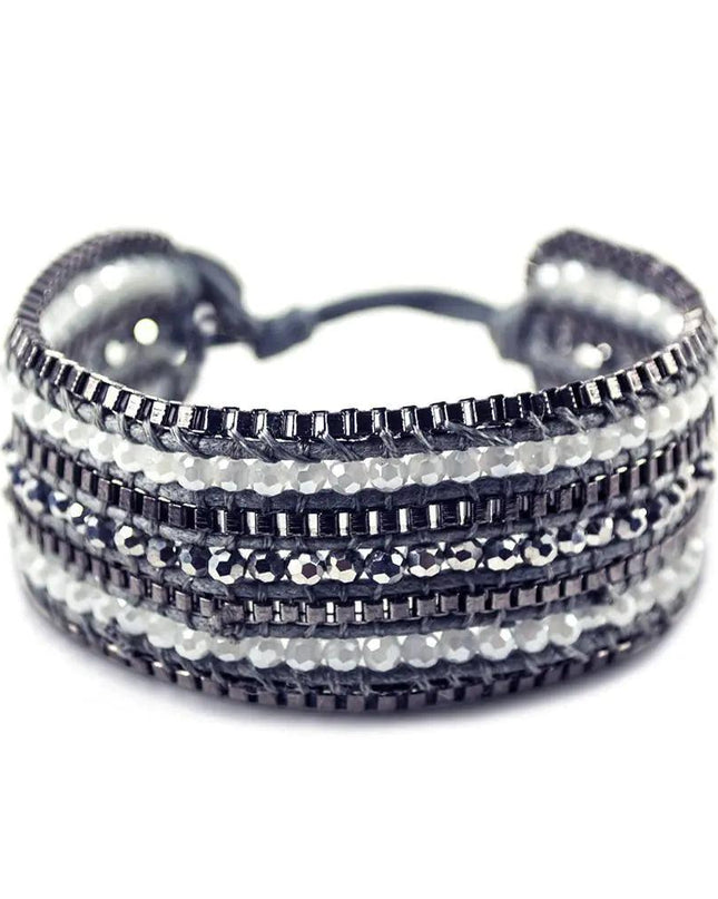 Looped Bracelet- Coal