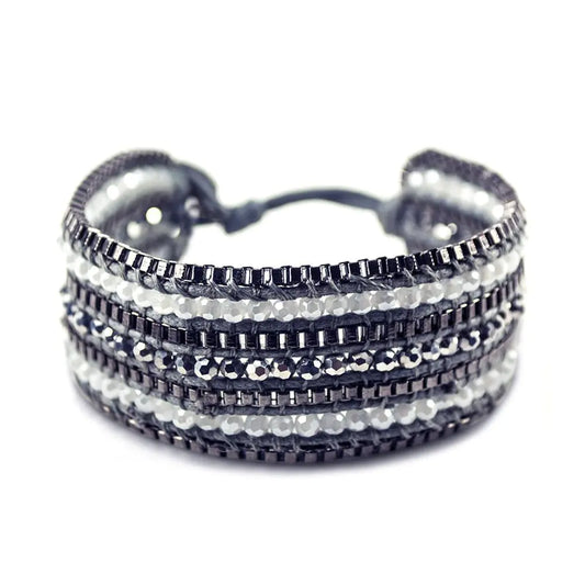 Looped Bracelet- Coal