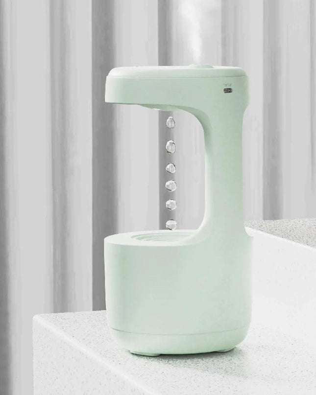 Anti-Gravity Humidifier with Clock & Aroma Diffuser