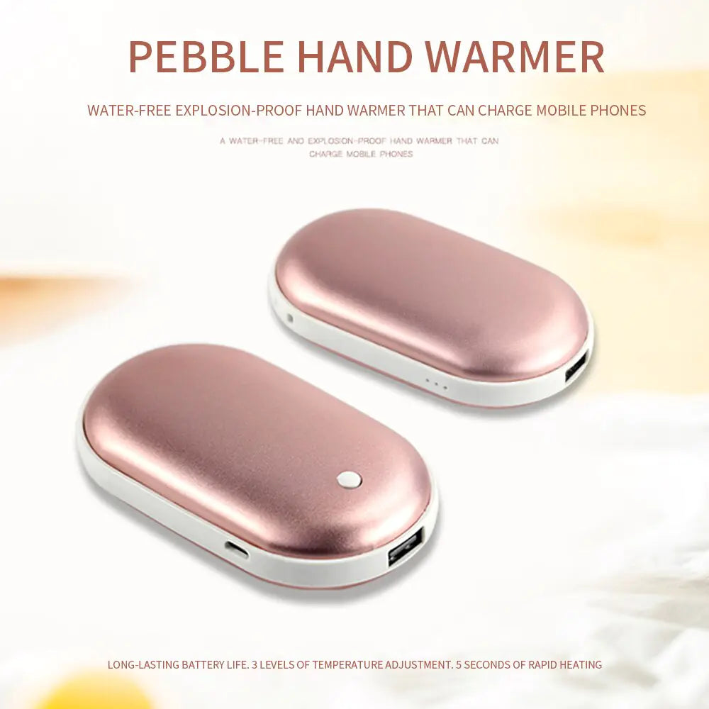 Mini Hand Warmer Portable Cobblestone