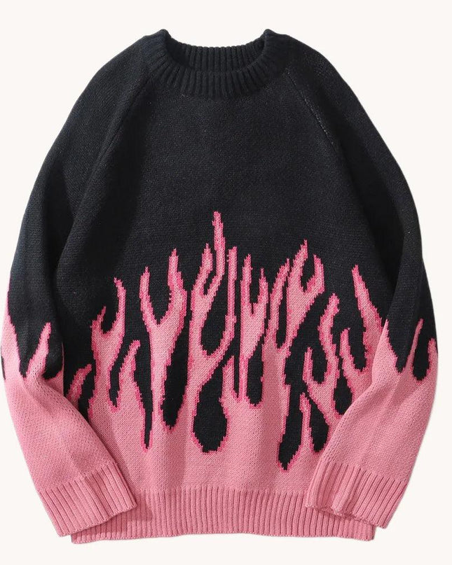Fire Knitted Sweater