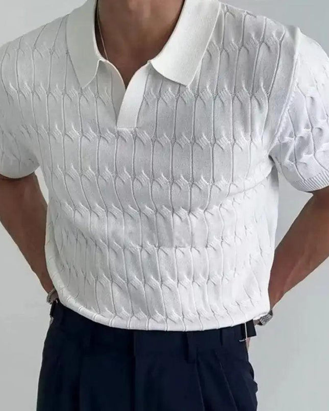 Textured Polo Shirt