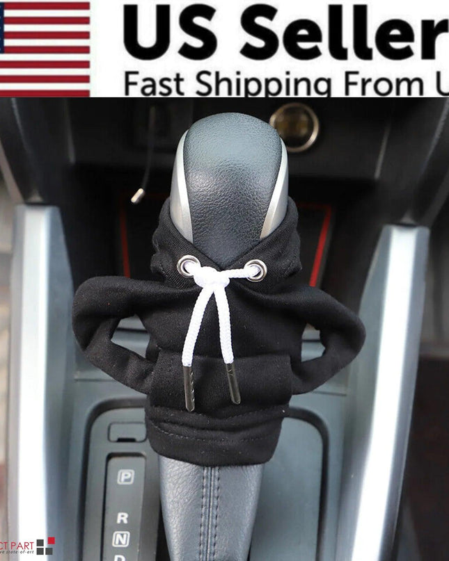 Car Gear Shift Cover Mini Hoodie Gear Shift Cover for Car Shifter Interior Trim