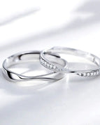 White Gold Color / One Pair Of Lovers
