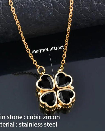 Flower Magnetic Attract Together Necklace