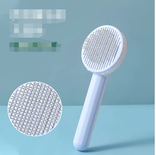 Hair Removal Comb Cat Brush Self Cleaning