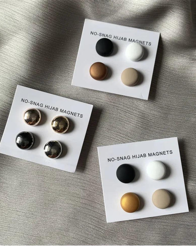 Women's Fashion Scarf with Metal Button Closure