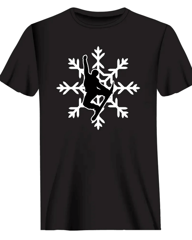 Snowboard Snowflake T-Shirt