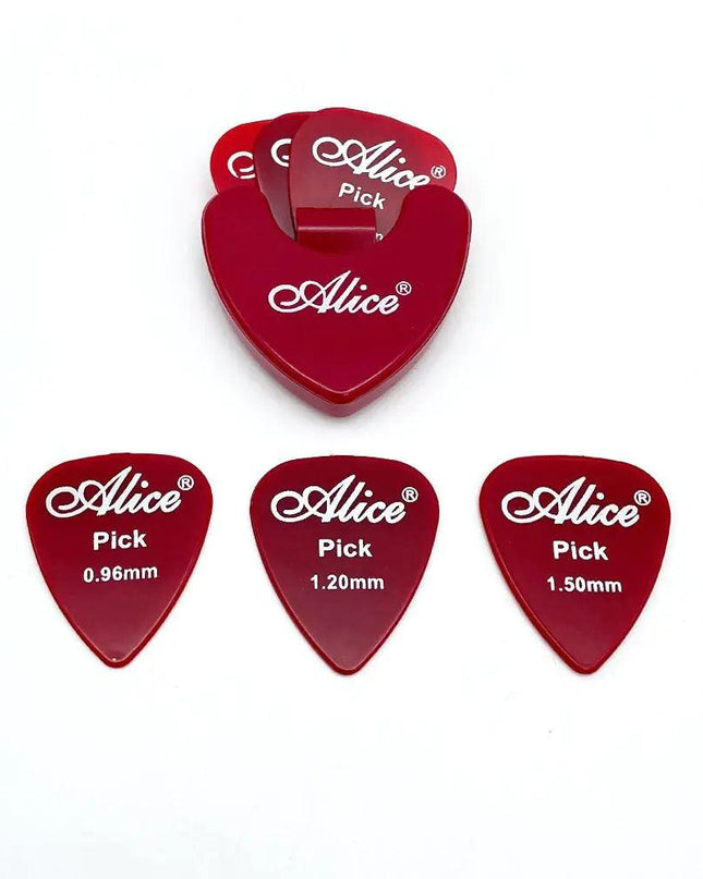 6 Guitar Picks + 1 Holder Case